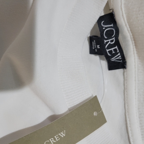 J Crew Structured muscle T-shirt in cotton white Sz XXS NWT - Picture 4 of 6